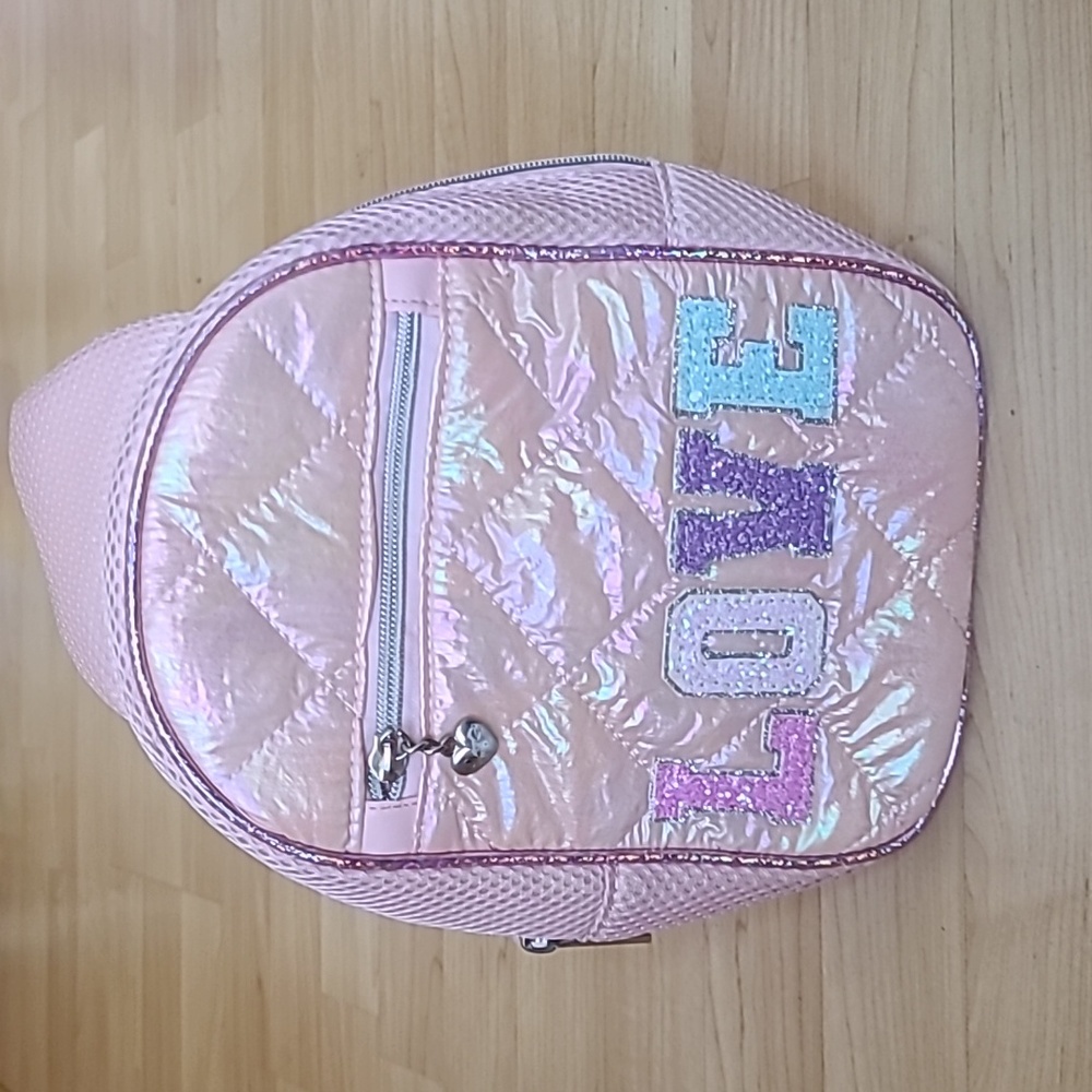 OMG Miss Gwen's ACCESSORIES Pink OMBRE HEART LOVE BACKPACK 9"×7" - Picture 1 of 6